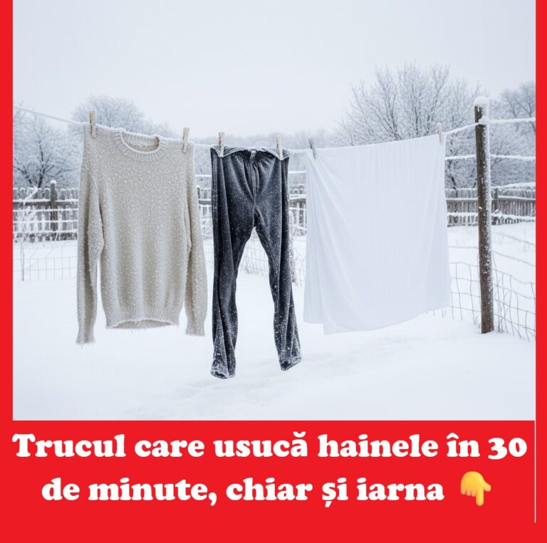 Cum usuci hainele în 30 de minute, chiar și iarna, cu un truc simplu și eficient