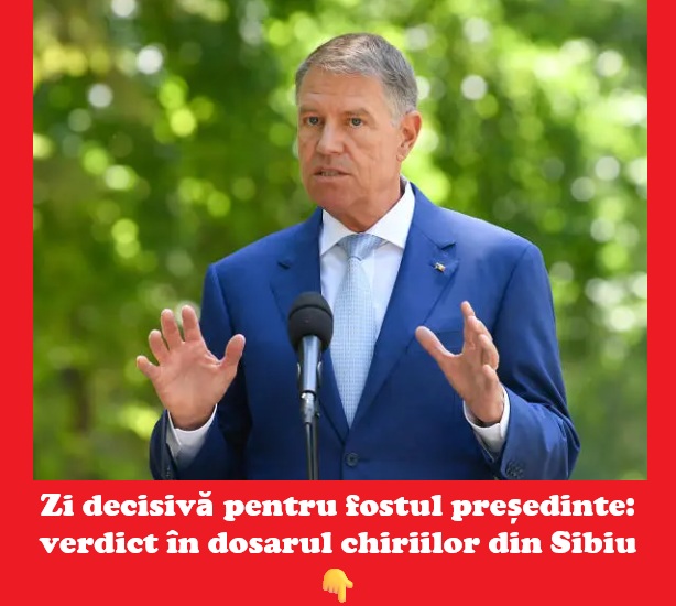 Klaus Iohannis află astăzi verdictul final: poate ANAF să pună sechestru pe bunurile familiei pentru chiriile din imobilul din Sibiu