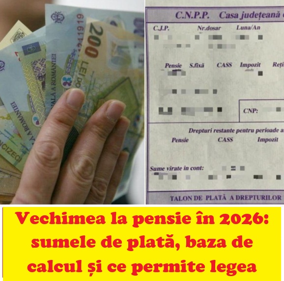 Cât costă un an de vechime pentru pensie în 2026. Reguli, bază de calcul și limita maximă admisă
