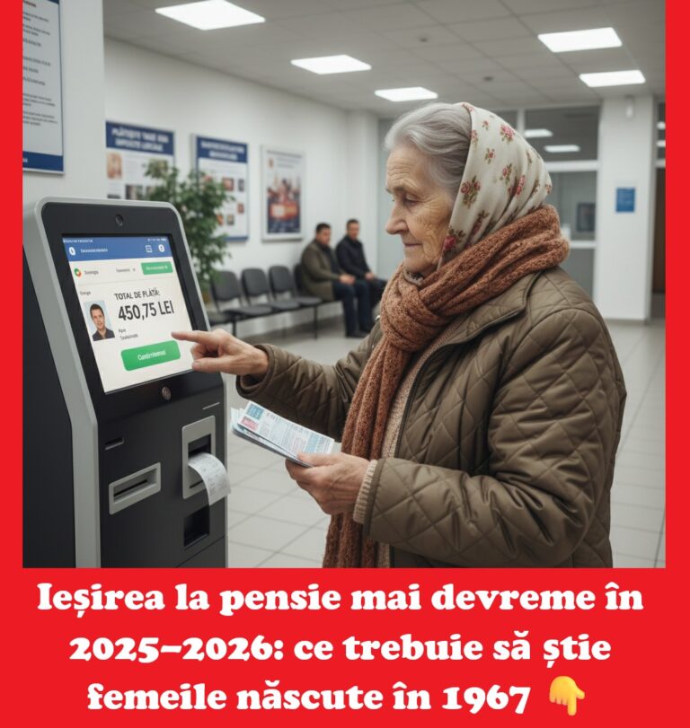 Pensie anticipată pentru femeile născute în 1967: cine poate ieși la pensie în 2025–2026 și ce condiții trebuie îndeplinite