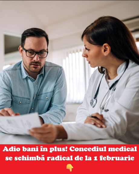 Concediul medical se schimbă de la 1 februarie: prima zi devine neplătită. Ce pierd angajații la salariu