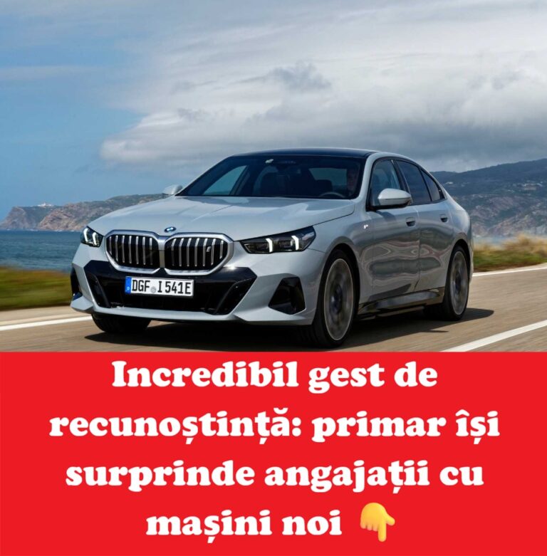 Gest neașteptat făcut de un primar: angajații au primit mașini noi drept mulțumire pentru loialitate