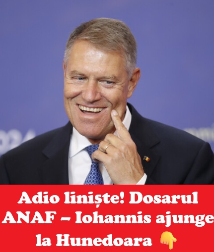 Procesul dintre ANAF și Klaus Iohannis, mutat oficial la Hunedoara