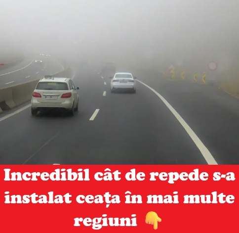 Vizibilitate redusă și risc de polei: avertizarea meteo se menține