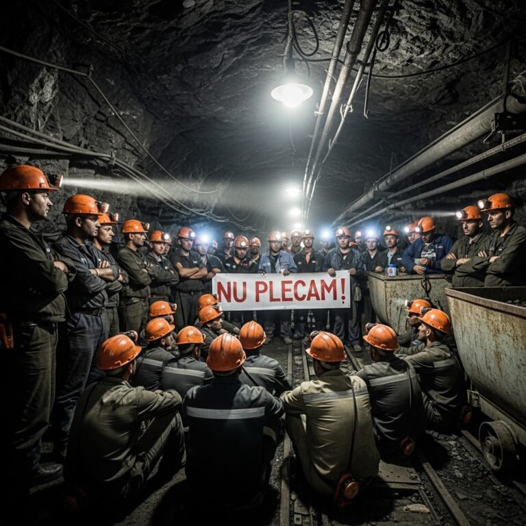 Protest la Mina Lupeni: minerii au rămas în subteran, nemulțumiți de contractele pe termen scurt