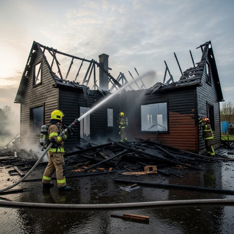 Incendiu devastator în Vrancea: 11 locuințe afectate după un foc scăpat de sub control